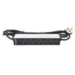 Excel Under Desk/19 inch Vertical Mount 4 Gang UK Sockets PDU Power Unit