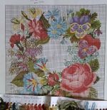 Elizabeth Bradley tapestry chart 16 x 16 inches 'Summer'