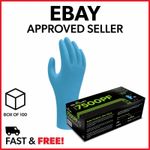 Showa 7500PF 0.10 mm Latex & Silicone Free Box of 100 Non Sterile Nitrile Gloves