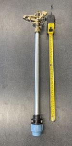Demolition - - Dust Suppression Waste Transfer Sprinkler Bars 3/4” Brass