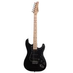Electric Guitar Starter Kit Full Size Amp Gig Bag Strap Picks Black