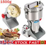 Electric Grain Grinder Commercial Spice Grinder Stainless Steel 220V 32000 U/min