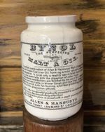 VINTAGE BYNOL MALT & OIL ALLEN & HANBURY'S LONDON POT/JAR.