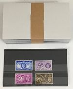 NEW 2 Strip Stamp Stock Cards with Clear Film Cover Stockcards 148mm x 85mm