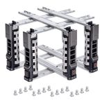 4Pcs (Used) 2.5" SAS SATA Hard Drive Tray Caddy Kit For Dell PowerEdge Servers