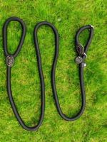 Premium Dog Slip Lead - Figure of 8 Training Leash in Brown or Black Dog Lead