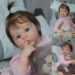 Lifelike Reborn Doll Baby Girl Toddler Handmade Realistic Newborn baby Gift