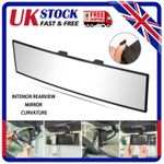 Interior Rear View Mirror 11'' Anti-glare Car Panoramic Convex Wide Angle Glass.