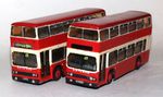 Job Lot 2 built Pirate OO 1:76 Leyland Titan bus kits single-door in need of tlc