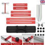 8-72" Adjustable Length Template Stair Tread Gauge Measuring Tool with Edge Lock