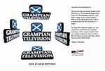 Grampian Television Regional Channel logo display Scotland  Beena Studio