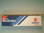 Suzuki Team Racing Banner Motorcycle Race Workshop Garage Wall Display pvc Sign