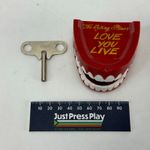 Vintage Vintage Rolling Stones Promo Promotional Wind Up Teeth Toy Love You Live