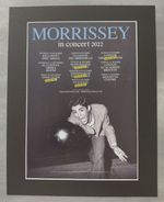 Morrissey 2022 UK Tour Advert Original Tour Advert Mounted 14x11