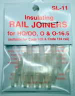 Peco Insulating Rail Joiners SL-11 HO/OO