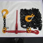 Lever Ratchet Loadbinder Kit 10MM 12M Chain (Tie Down Lashing Grab Sling Hook)