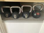 Technogym Kettlebells 8, 10, 12kg and Jordan 14kg