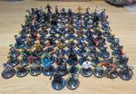100+ Heroclix Figures Indy Marvel DC with Rules and Map