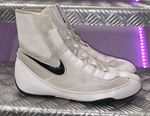 Nike Machomai 2 Boxing Boots White Leather Size UK 10.5-99/00 Release