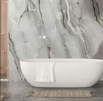 Gold Grey Marble Shower Wall Panels 1m x 2.4m x 10mm