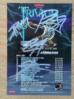 Signed Tour Flyer 2007 - Trivium - signed by 4
