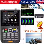 Professional Sat Finder GTMEDIA V8 Satellite Meter Finder DVB-S2/S2X, 3.5" LCD