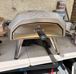 Ooni Karu 12 Multi-Fuel Portable Pizza Oven, Stainless Steel, Stone & Chimney 