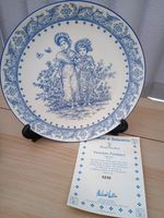 Royal Doulton Victorian Pastimes Plate 'Friends' 21cm Incl Certificate 