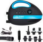 RYBO Avon12v Electric Battery Rechargeable SUP Air Pump for Paddle Boards 20psi 
