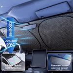 5-Layer Car Windshield Sun Shade Cover Foldable Thicken Front Window UV