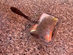 Vintage Silver Plate on Copper Silent Butler Crumb Catcher Ornate Crest 1950s