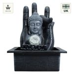 Buddha Hand & Head Tabletop Water Feature (20x25x35cm)
