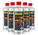 Bio ethanol fuel for fireplaces clean burning odourless 1-96 litres Biola liquid
