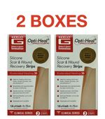 Neo G Opti-Heal Silicone Scar Wound Recovery Strips 2 Boxes of 3 Strips 4x10cm