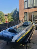 Seahawk 4 person Inflatable Boat dinghy intex working