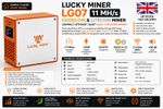 Lucky Miner LG07 Litecoin & Dogecoin Miner 11MH/S 12W Scrypt ASIC UK Power PSU