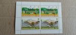 SOLOMON ISLANDS-1984 SG529a OLYMPIC GAMES BOOKLET PANE 2X25c,2x50c MNH