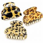 Mini Leopard Print Hair Clip, 3.5cm - Small Hair Clip