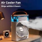 3 In 1 New Fan Air Conditioner Household Small Cooler LED Night Light Portable