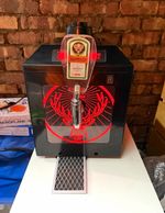 Jägermeister Ice Cold! Liquor Dispenser, Black Plastic Modern Rectangular