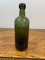 ANTIQUE E K GREGORY BUCKLEY NORTH WALES LARGE BEER MINERAL WATER BOTTLE