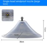 Sprayer Windproof Cover Windproof Spray Nozzle Agricultural Fan Shaped Design