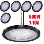 10PCS LED High Bay Light UFO Factory Workshop Warehouse Industrial Lights Lamp