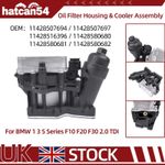 Engine Oil Cooler Filter 11428507697 for BMW 1 3 5 Series F10 F20 F30 2.0 TDI