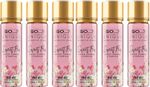 So…? Unique Womens Vegan Sweet Pea Body Mist Fragrance Spray 150ml (Pack of 6)