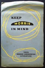 MORRIS COMMERCIAL RANGE Trucks Vans Sales Literature Brochures Pack 1960