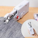 Mini Sewing Machine Handheld Cordless Hand Held Portable Easy Home Stitch Sew UK