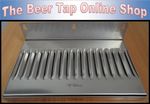 10" x 6" Stainless Steel Wall Mount Drip Tray for Kegerator - Keezer - Beer Tap 