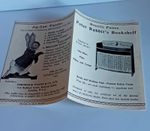 Beatrix Potter Peter Rabbit Advert Booklet For Bookshelf,Jigsaws Etc 1950s
