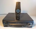 Daewoo Blue Diamond Q857P VHS 6 Head NICAM Videoplus VCR With Remote Working